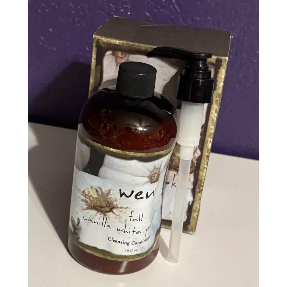 WEN by Chaz Dean Fall Vanilla White Pumpkin Cleansing Conditioner W/pump 16 oz